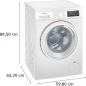Preview: Siemens WU14UT22, Waschmaschine, unterbaufähig - Frontlader