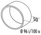 Preview: N-VBS 100 Rohrverbinder round, Verbindungselement, weiß