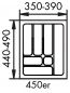 Preview: Besteckeinsatz 1, Besteckeinsatz, für 450er Schrank