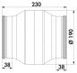 Preview: STEEL flow SR-KDA 150 Kondenswasserabscheider, Verbindungselement, verzinkter Stahl