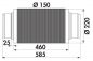 Preview: Schalldämpfer, Abluftzubehör, Ø 150 mm, L 460 mm