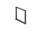 Preview: Cubo Erweiterungsrahmen, Regalsystem, schwarz matt