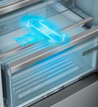 Siemens KB96NVFE0, Einbau-Kühl-Gefrier-Kombination mit Gefrierbereich unten