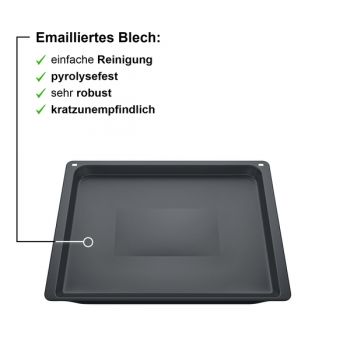 Siemens HZ631070, Backblech