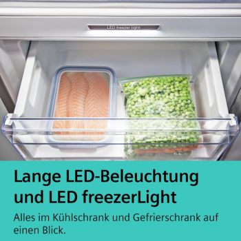Siemens KG39NAIAT, Freistehende Kühl-Gefrier-Kombination mit Gefrierbereich unten