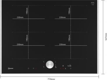 Neff T67TTX4L0, Induktionskochfeld