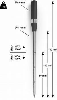 Neff Z1365WX0, Kerntemperaturfühler, kabellos