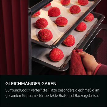 AEG NBU5A20SK - Einbauherd/Backofen - Schwarz