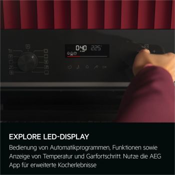 AEG BPK53516XB - Einbauherd/Backofen - Schwarz