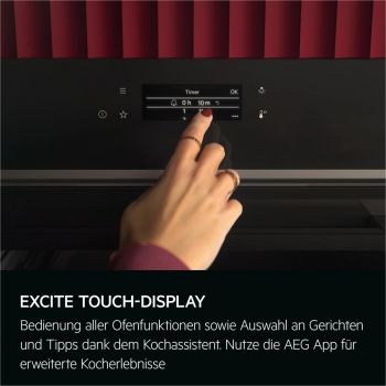 AEG NBR7P621SB - Einbauherd/Backofen - Schwarz