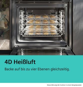 Siemens HR776G1B1, Einbau-Backofen mit Dampfunterstützung