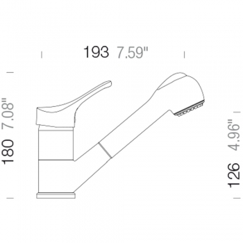 SCHOCK Einhebelmischer LEVA 511120CHR