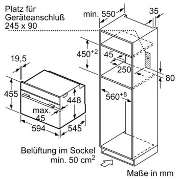 Bosch CFA634GS1, Einbau-Mikrowelle hai-end 