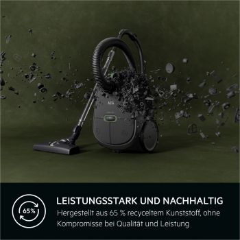 AEG AB61C1OKO - Bodenstaubsauger - Granite Grey recycled