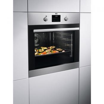 AEG BPS335061M - Einbauherd/Backofen - Edelstahl mit Antifingerprint