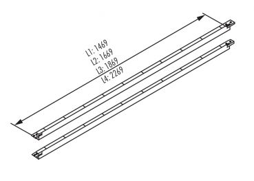 Quertraverse, Tisch, L 2270 mm