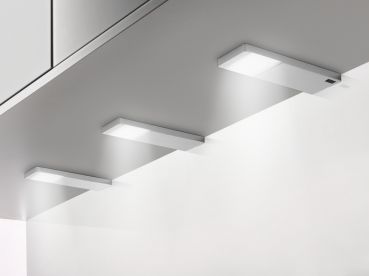 Yolo Neo LED edelstahlfarbig, Unterboden-/Nischenleuchte, Set-3, 4000 K neutralweiß
