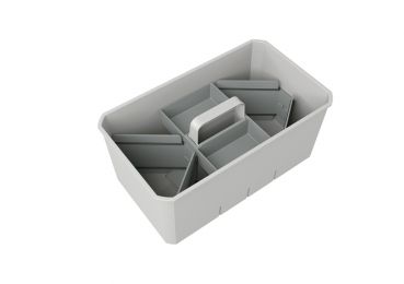 Cox Work® Concrete, Utensilienbox, Set-2, inkl Kleinteilebox, 2 x U-Trenner/V-Trenner