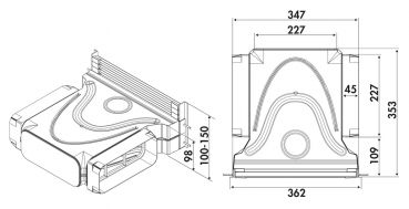 GREENflow Filterbox-Set-2, grau