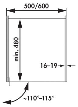 VS TAL Gate Führung, Schrankausstattung, silber