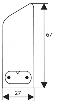 Giro-S LED, Unterboden-/Nischenleuchte, L 770 mm, 13 W