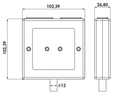 Energie Box, Verteiler, je 2 m Kabellänge