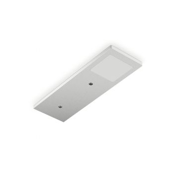 Forato LED alufarbig, Unterboden-/Nischenleuchte, Einzelleuchte o. S., 3000 K warmweiß