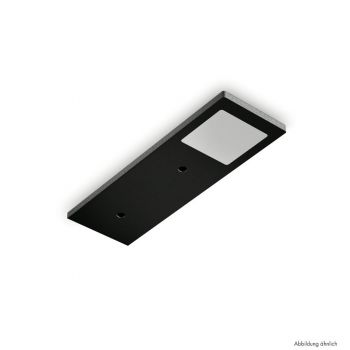 Forato LED schwarz matt, Set-2, 3000 K warmweiß