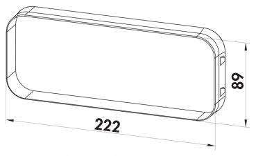 P-K-Klima flow 150 Mauerkasten, ziegelrot