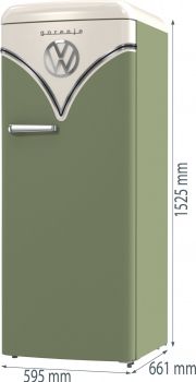 Gorenje OBRB615DOL - Kühl- / Gefrierkombination - Olive