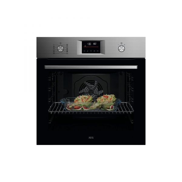 AEG NBU5P40SM - Einbauherd/Backofen - Edelstahl mit Antifingerprint