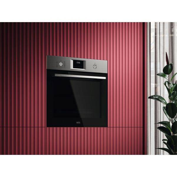 AEG NBU5P40SM - Einbauherd/Backofen - Edelstahl mit Antifingerprint