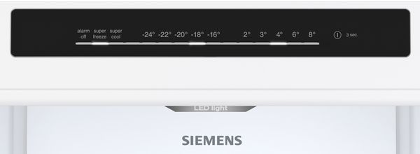 Siemens KG36N2WCF, Freistehende Kühl-Gefrier-Kombination mit Gefrierbereich unten