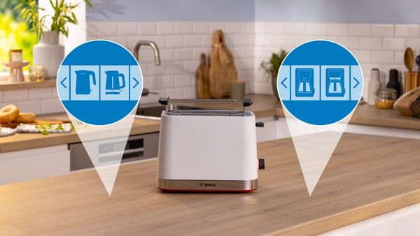 Bosch TAT4M221, Kompakt Toaster