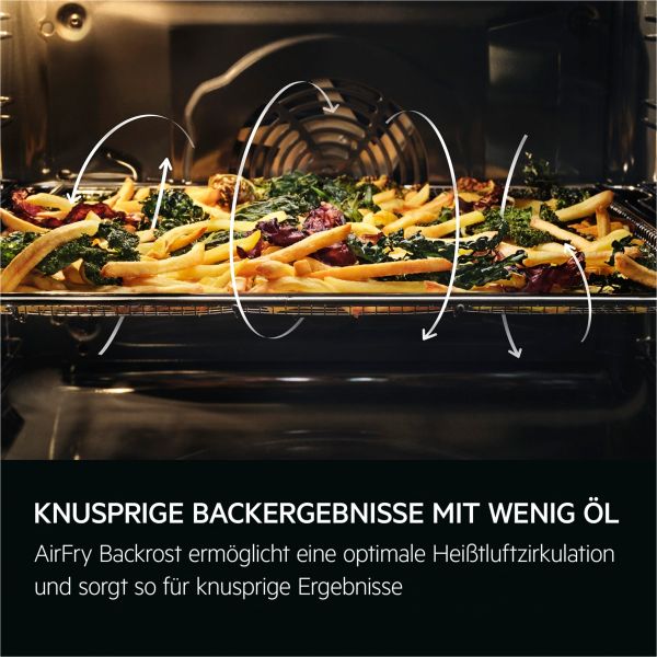 AEG TS6PB53ZAB - Einbauherd/Backofen - Schwarz