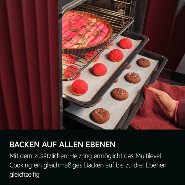 AEG NBU5A20SK - Einbauherd/Backofen - Schwarz