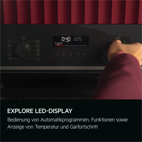 AEG BPK53516XB - Einbauherd/Backofen - Schwarz