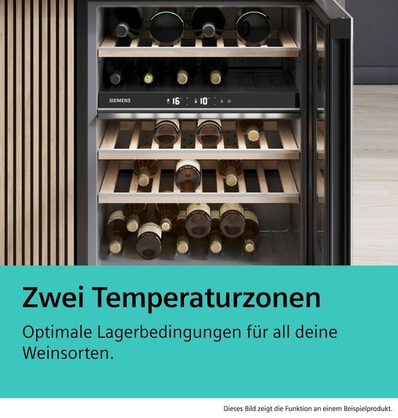 Siemens KW36KATGA, Freistehender Weinkühlschrank