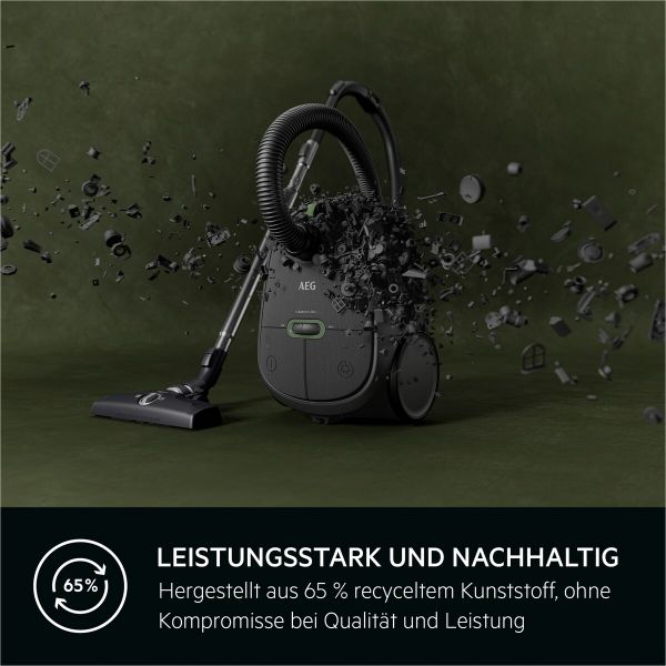 AEG AB61C1OKO - Bodenstaubsauger - Granite Grey recycled