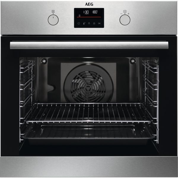 AEG BPS335061M - Einbauherd/Backofen - Edelstahl mit Antifingerprint