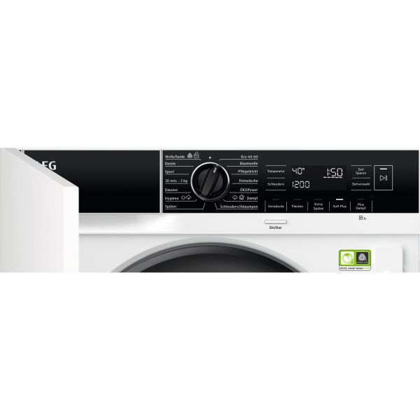 AEG LR8BI7480 - Waschmaschine - Weiß