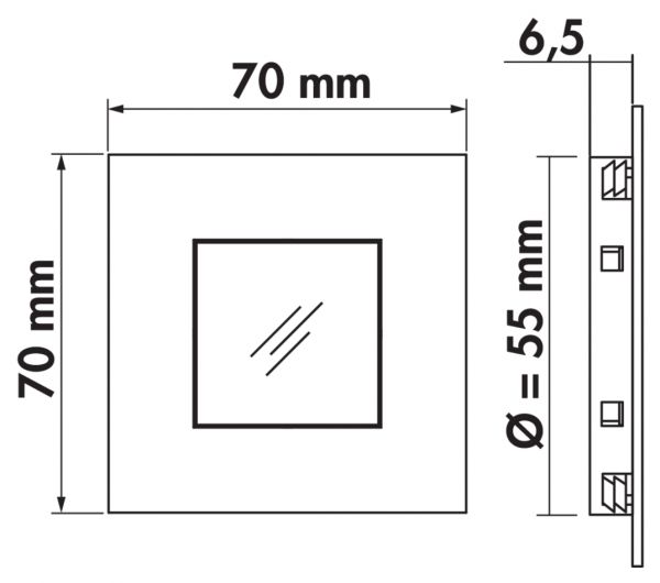 Cosi Farbwechsel LED, Einbauleuchte, Set-6