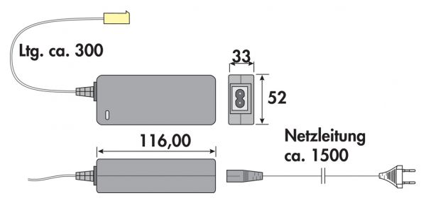 LED Konverter für Fascia LED Flex Stripes RGB, schwarz