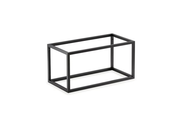Cubo Komplettsets, Regalsystem, 900 x 300 mm, schwarz matt
