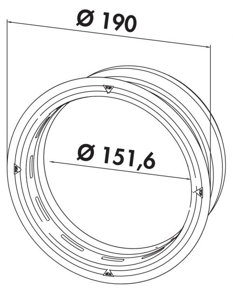 P-E-Jal Col 150 Mauerkasten inkl. THERMOBOX, weiß, Edelstahl