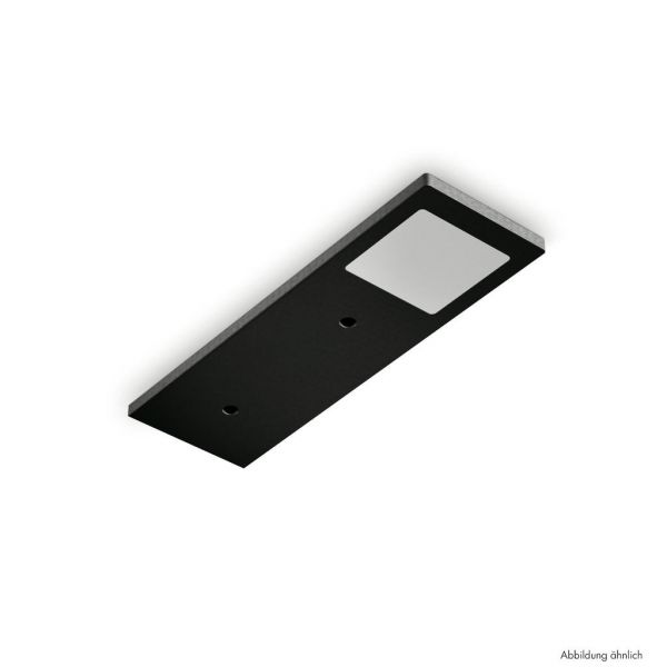 Forato LED schwarz matt, Unterboden-/Nischenleuchte, Set-3, 4000 K neutralweiß