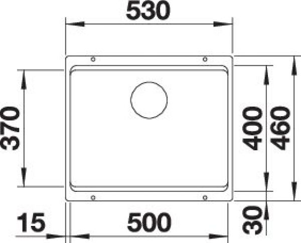 BLANCO ETAGON 500-U für Farbige Komponenten softweiß 527756