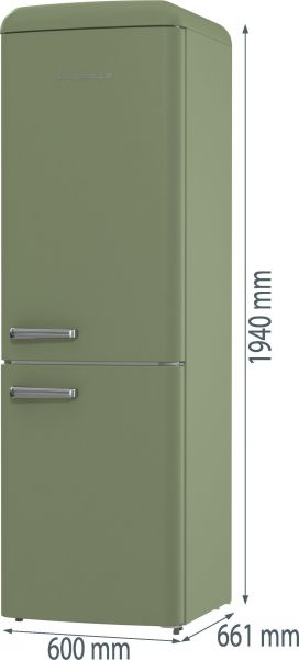 Gorenje ONRK619DOL - Kühl- / Gefrierkombination - Olive